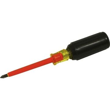 Insulated Screwdriver, Phillips, #1 Point, 3-1/4 in Shank, 7 in lg