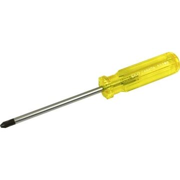 Screwdriver, Phillips, #3 Point, 6 in Shank, Plastic, 10 in lg