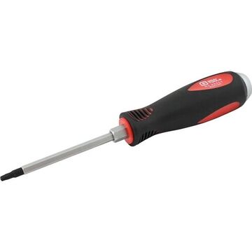 Screwdriver Heavy Duty, Square Recess, #2 Point, 4 In Shank, Rubber, 8-1/4 In Lg
