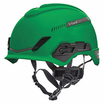 Safety Helmet, 6-1/2 To 8 In Fits Hat, Green, High Density Polyethylene, Fas-trac® Iii Pivot Ratchet, E