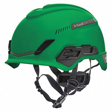 Casque de sécurité, s'ajuste au chapeau 6-1/2, polyéthylène haute densité, Fas-Trac® III cliquet pivotant, E