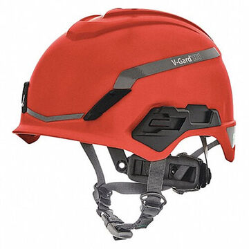 Casque de sécurité, s'ajuste au chapeau 6-1/2 à 8 po, polyéthylène haute densité, Fas-Trac® III cliquet pivotant, E