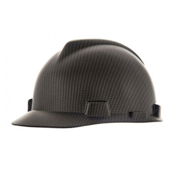 Casque de sécurité, s'ajuste au chapeau 6-1/2 à 8 po, gris, polyéthylène haute density, Fas-Trac® III cliquet pivotant, E