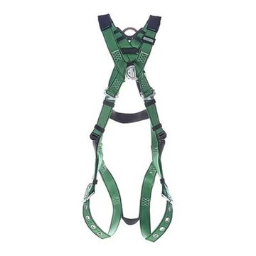 Full-Body Safety Harness, XL, 400lb, Green, Polyester