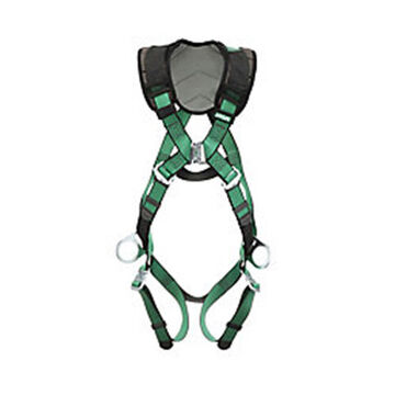 Full-Body Safety Harness, Standard, 400 lb, Green, Polyester
