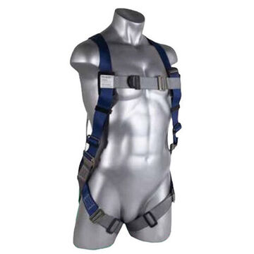 Fall Arrest Safety Harness, 2XL, Polyester