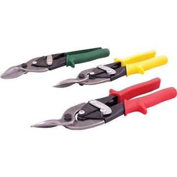 Aviation Snip Set, 3-Piece, Vinyl Grip