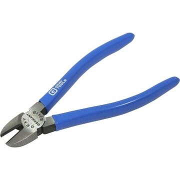 Diamond Slim Nose Side Cutting Plier, 6-1/4 in, Steel