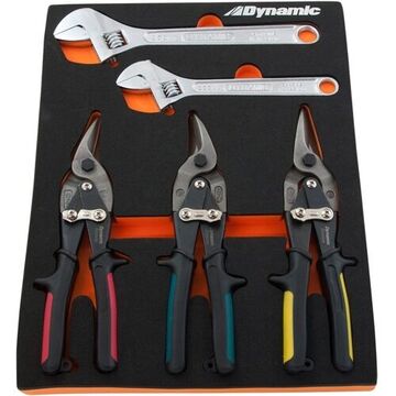 Snip and Adjustable Wrench Set