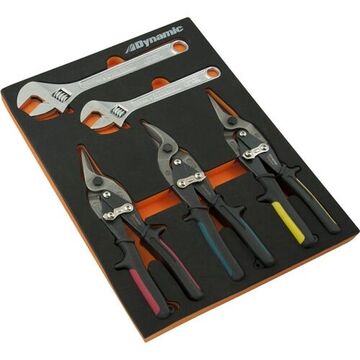 Snip and Adjustable Wrench Set