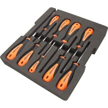 Assorted Screwdriver Set, 10-Piece, Steel