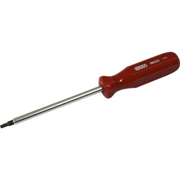 Screwdriver Extra Long, Square Recess, #2 Point, 6-3/4 In Shank, Acetate, 9-3/4 In Lg