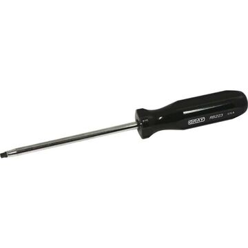 Screwdriver Extra Long, Square Recess, #3 Point, 6-3/4 In Shank, Acetate, 9-3/4 In Lg