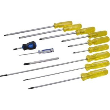 Slotted Screwdriver Set, 12-Piece