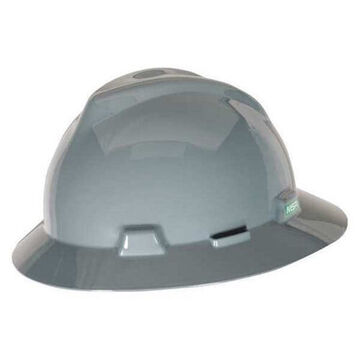 Casque de sécurité bord complet argenté standard avec logo Viterra