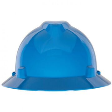 Full Brim Slotted Hat, 6-1/2 To 8 In Fits Hat, Blue, Polyethylene, 1-touch, C