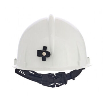 Cap Slotted, 6-1/2 To 8 In Fits Hat, White, Polyethylene, 1-touch, E