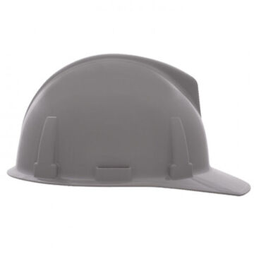 Slotted Cap, 6-1/2 to 8 in Fits Hat, Gray, Polycarbonate, 1-Touch, E