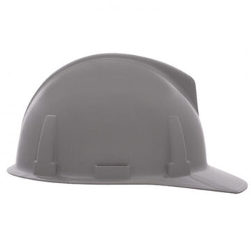 Cap Slotted, 6-1/2 To 8 In Fits Hat, Gray, Polycarbonate, 1-touch, E
