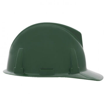 Slotted Cap, 6-1/2 to 8 in Fits Hat, Green, Polycarbonate, 1-Touch, E