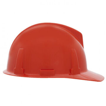 Slotted Cap, 6-1/2 to 8 in Fits Hat, Orange, Polycarbonate, Fas-Trac® III, E