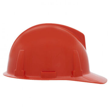 Cap Slotted, 6-1/2 To 8 In Fits Hat, Orange, Polycarbonate, Fas-trac® Iii, E