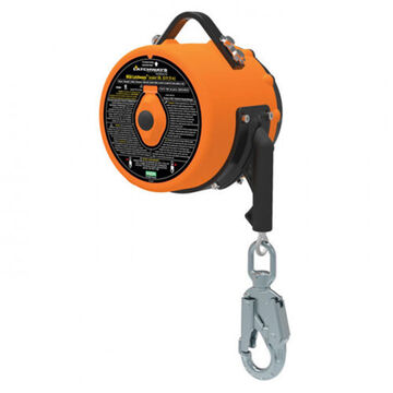 Lifeline Sealed Self-retracting, 44.1 Lb, 13 In Lg, Stainless Steel