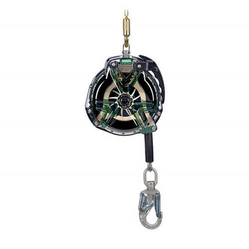 Lifeline Self-retracting, 400 Lb, 30 Ft Lg, Clear, Stainless Steel