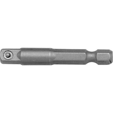 Socket Extension, Male Square End, 1/4 in Drive, 2 in lg