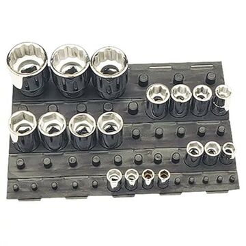 Socket Rack Set, 3/4 in Drive, 10-Piece