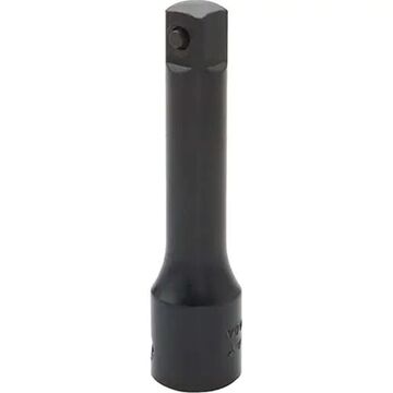 Impact Socket Extension, Square, 3/8 in Drive, 6 in lg