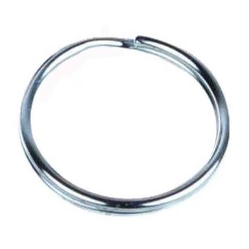Split Ring, 0.6 in OD, Steel