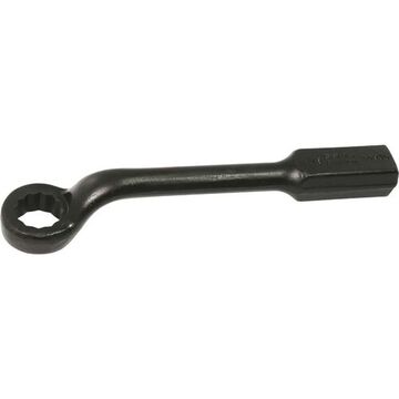 Box End Offset Striking Face Wrench, 1-1/8 in Opening, 12-Point, 11 in lg, 45 deg