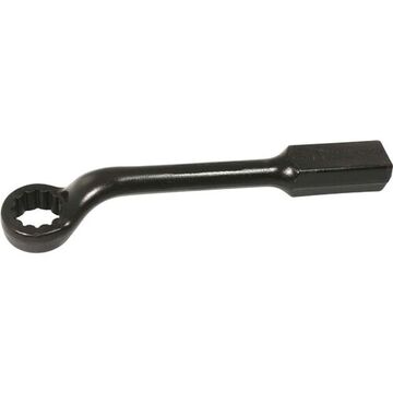 Box End Offset Striking Face Wrench, 1-1/4 in Opening, 12-Point, 11 in lg, 45 deg