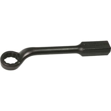 Box End Offset Striking Face Wrench, 1-3/8 in Opening, 12-Point, 11 in lg, 45 deg