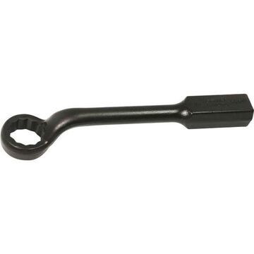 Box End Offset Striking Face Wrench, 1-7/16 in Opening, 12-Point, 12.5 in lg, 45 deg