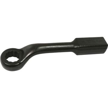 Box End Offset Striking Face Wrench, 1-9/16 in Opening, 12-Point, 12.5 in lg, 45 deg