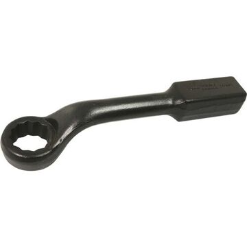 Box End Offset Striking Face Wrench, 43 mm Opening, 12-Point, 317 mm lg, 45 deg