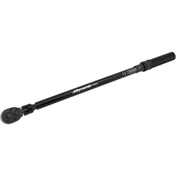 Flex Head Torque Wrench, 1/2 in Drive, 48 to 332 Nm Torque, Flexible, 1.4 Nm, 25 in lg