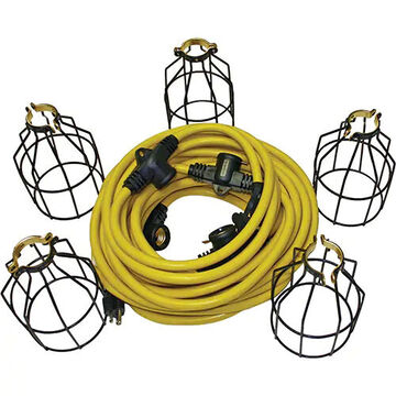 Heavy-Duty String Light, LED, 120 V, 5-Lamp