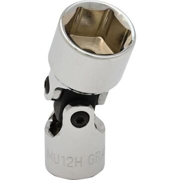 Standard Length Universal Joint Socket, 1/4 in Drive, 1.5 in lg