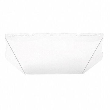 Visor General Purpose, Clear, Polycarbonate, 20.32 Cm Ht, 43.2 Cm Wd Visor