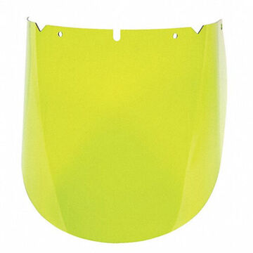 Visière à usage général, verte, polycarbonate, 9.25 pouce de hauteur, visière de 18 pouce de largeur