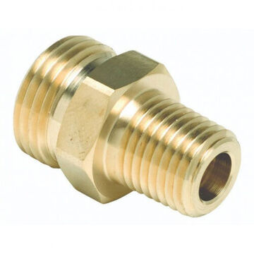 Union Adapter, 1/4 in MNPT x 3/4 in Male UNF, Brass