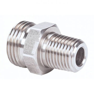 Union Adapter, 1/4 in MNPT x 3/4 in Male UNF, Stainless Steel