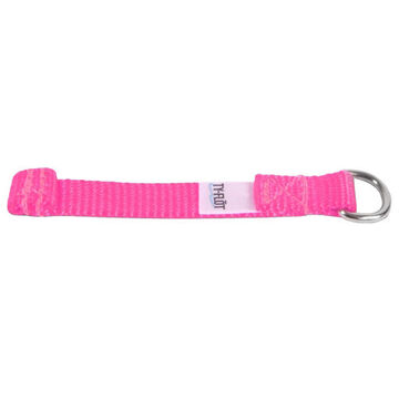 D-Ring Webbing, Pink, 0.5 in wd, 2.5 in lg