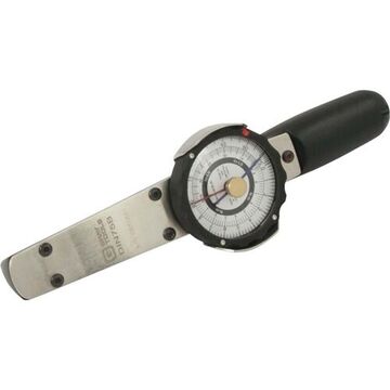 Dial Torque Wrench, 1/4 In Drive, 75 In/lb Torque, 10.5 In Lg