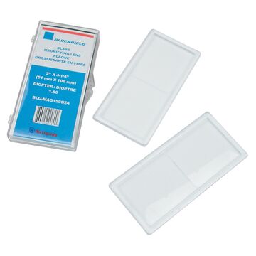 Lentille grossissante, 2 x 4-1/4 pouce, Polycarbonate