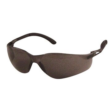 Safety Glass, Polycarbonate Lens, Plastic Frame, Gray Lens