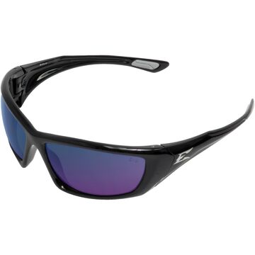 Polarized Safety Glass, One-Size, Aqua Precision Blue Mirror, Polycarbonate Lens, Nylon Frame